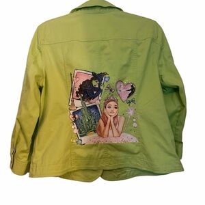 Custom Design Handmade WICKED Theme Ladies Jacket OOAK Embellished Unique 1/1